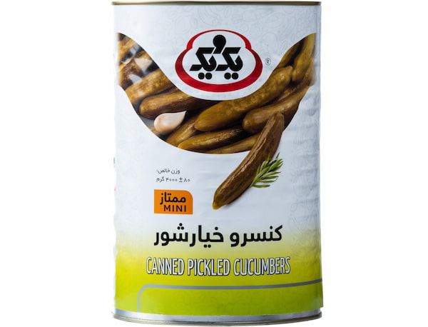 خرید خیارشور کنسروی به قیمت کارخانه